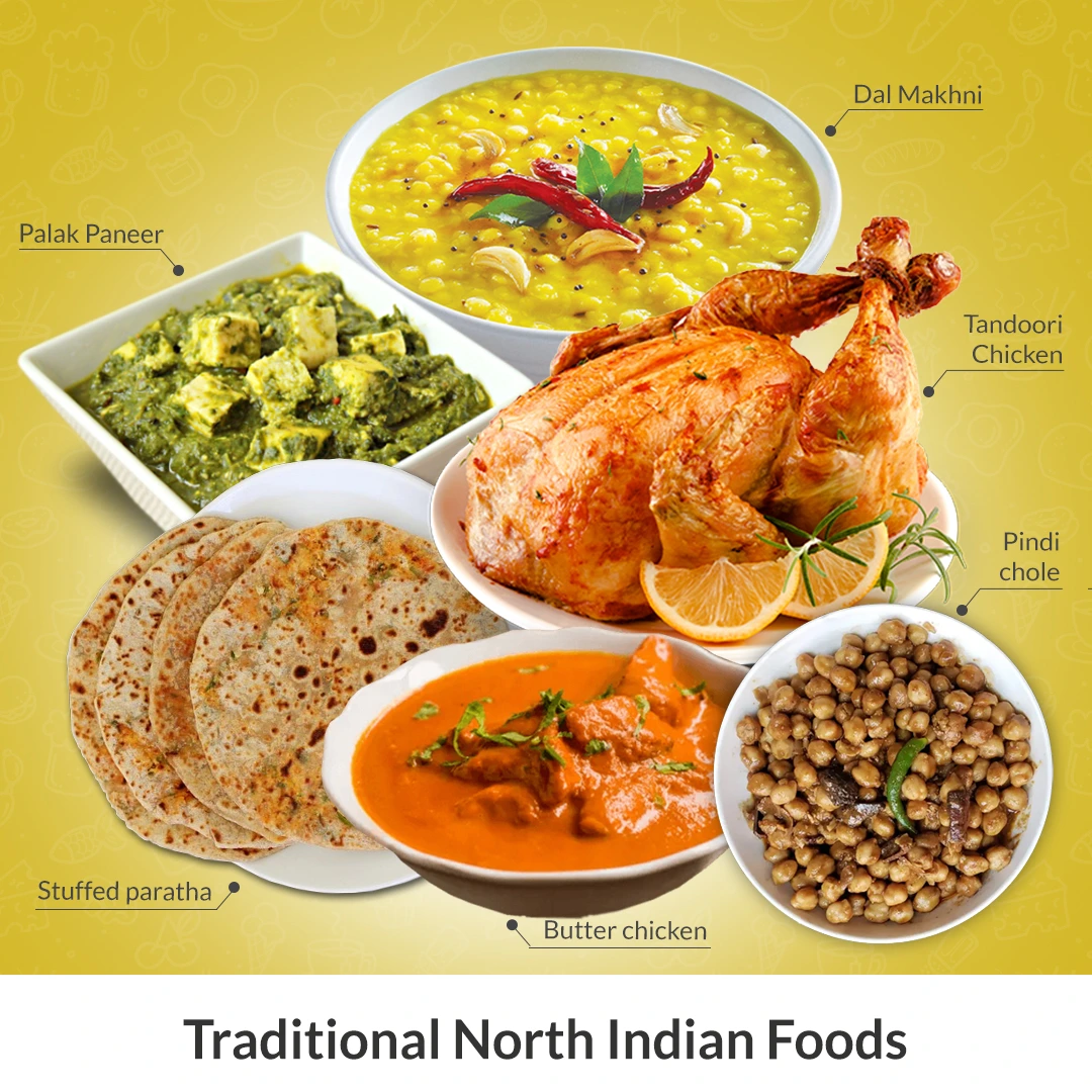 Traditional North Indian foods
