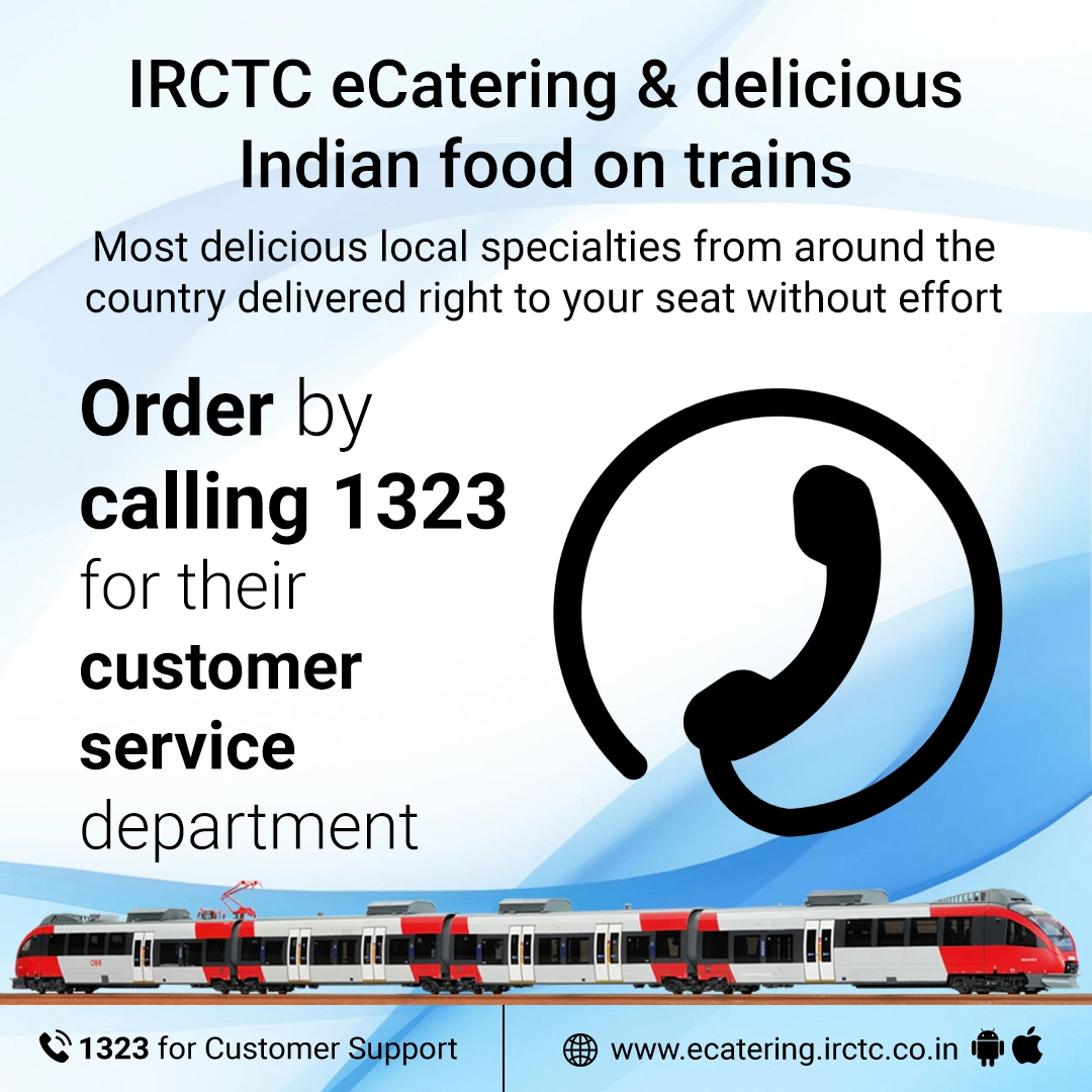 IRCTC eCatering and delicious Indian food on trains
