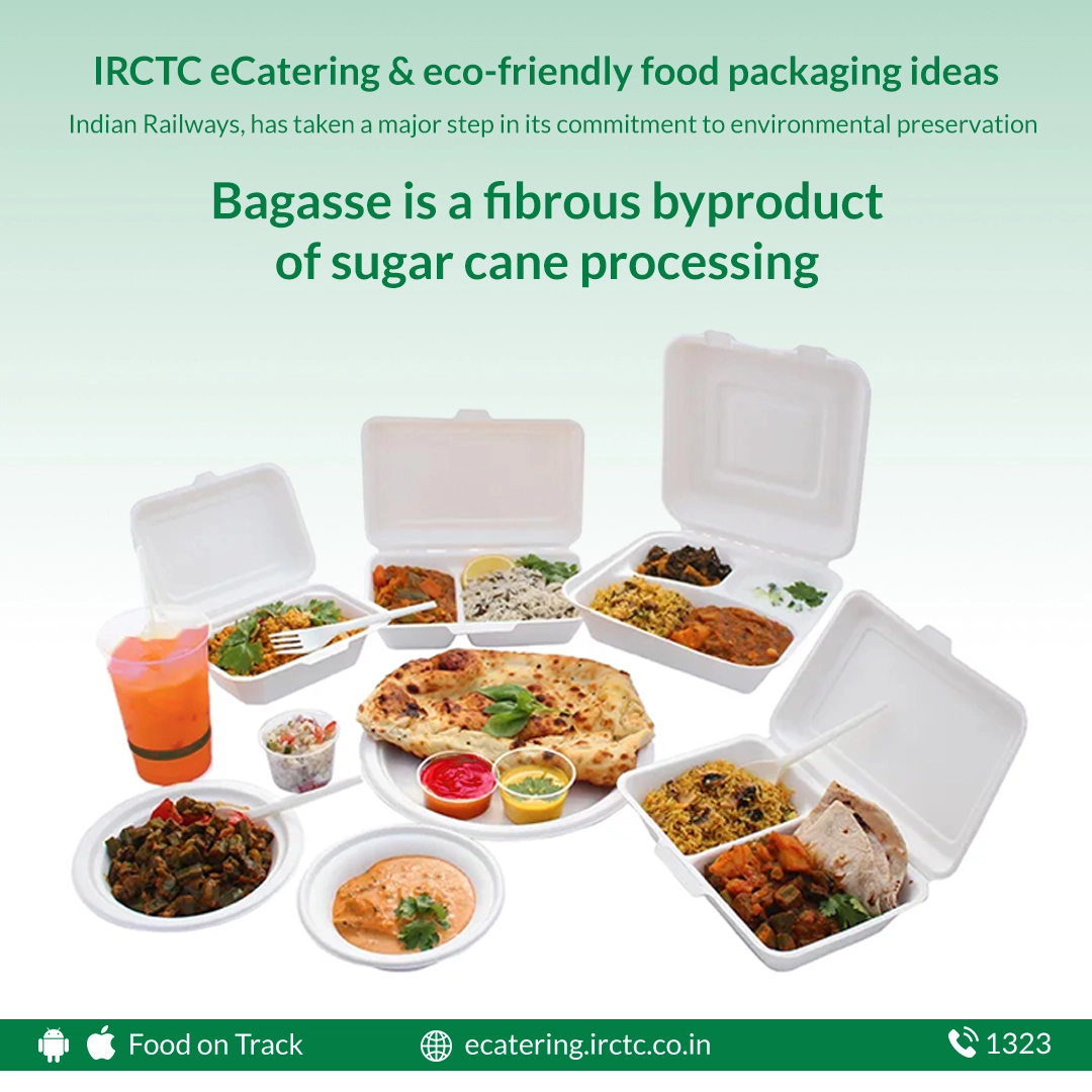 IRCTC eCatering and eco-friendly food packaging ideas
