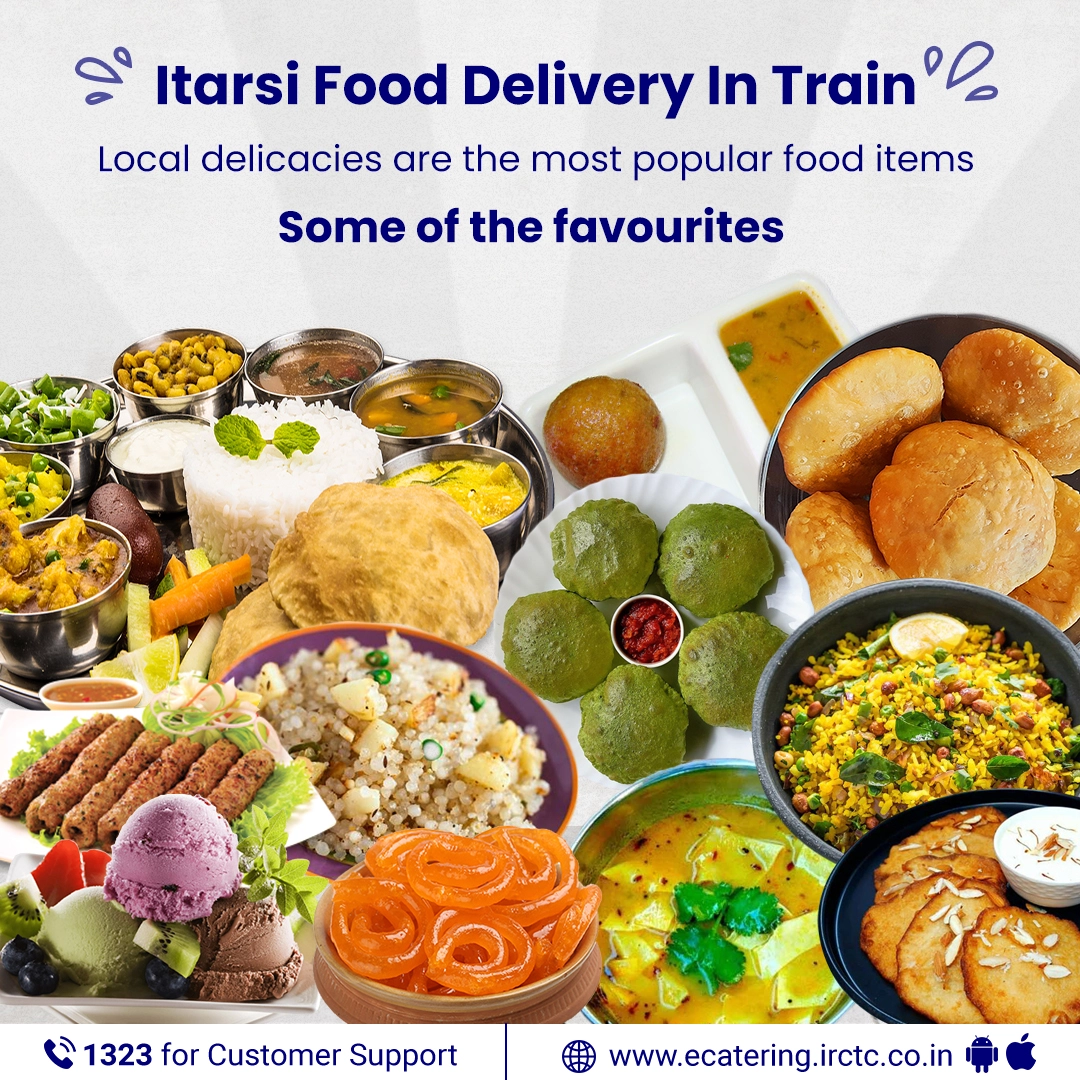 food delivery in train