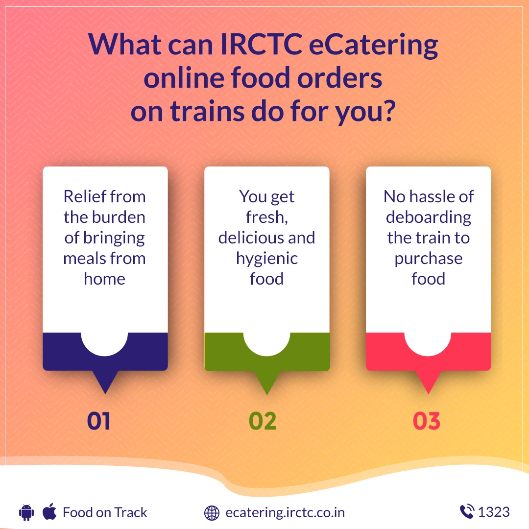 What can IRCTC eCatering online food orders on train do for you