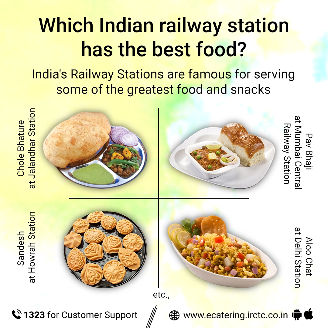 Which Indian railway station has the best food