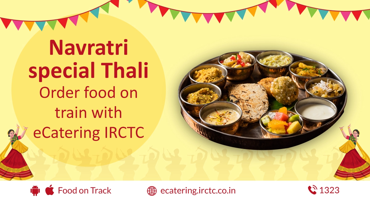 navratri-special-thali-order-food-on-train-with-ecatering-irctc